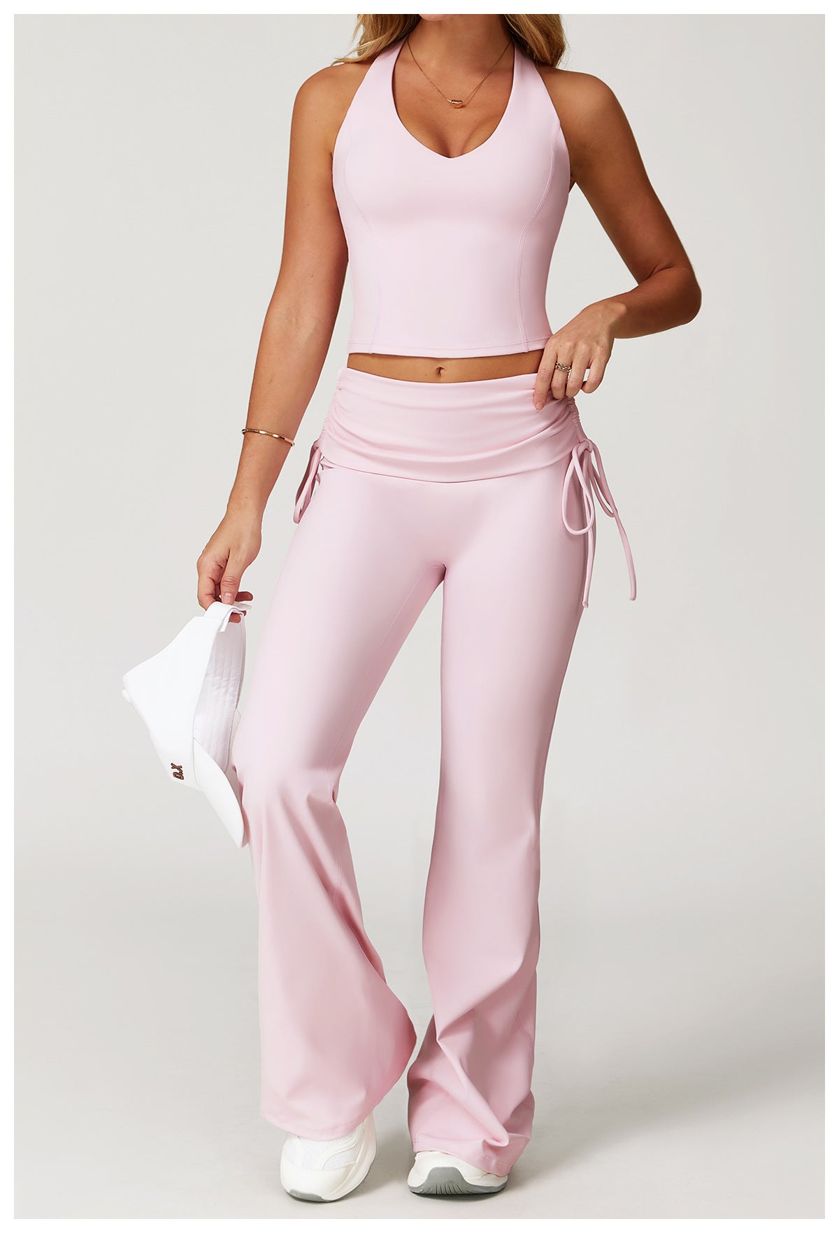 Racer Back Top & Flare Pants Set