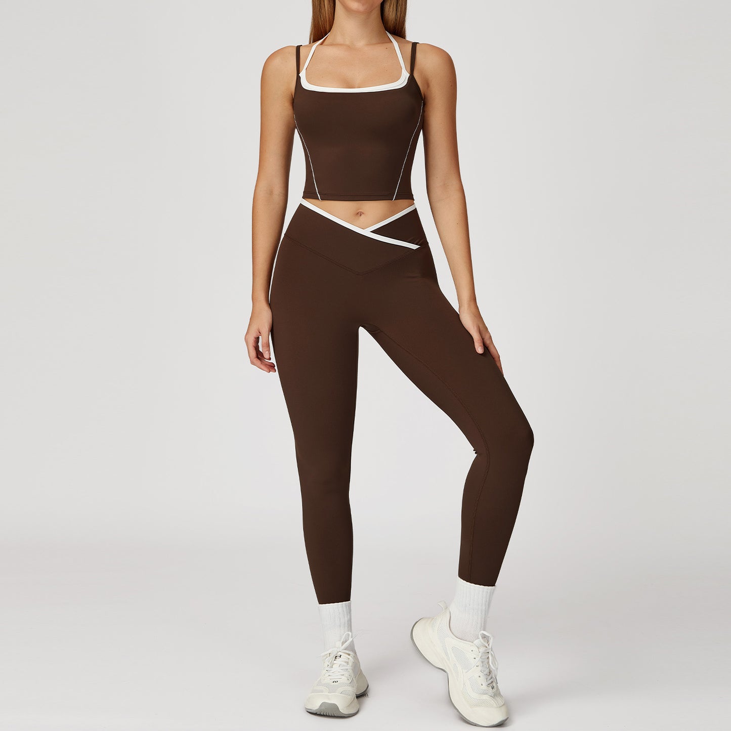 CurveFlex Strappy Tank & V-Waist Leggings Set