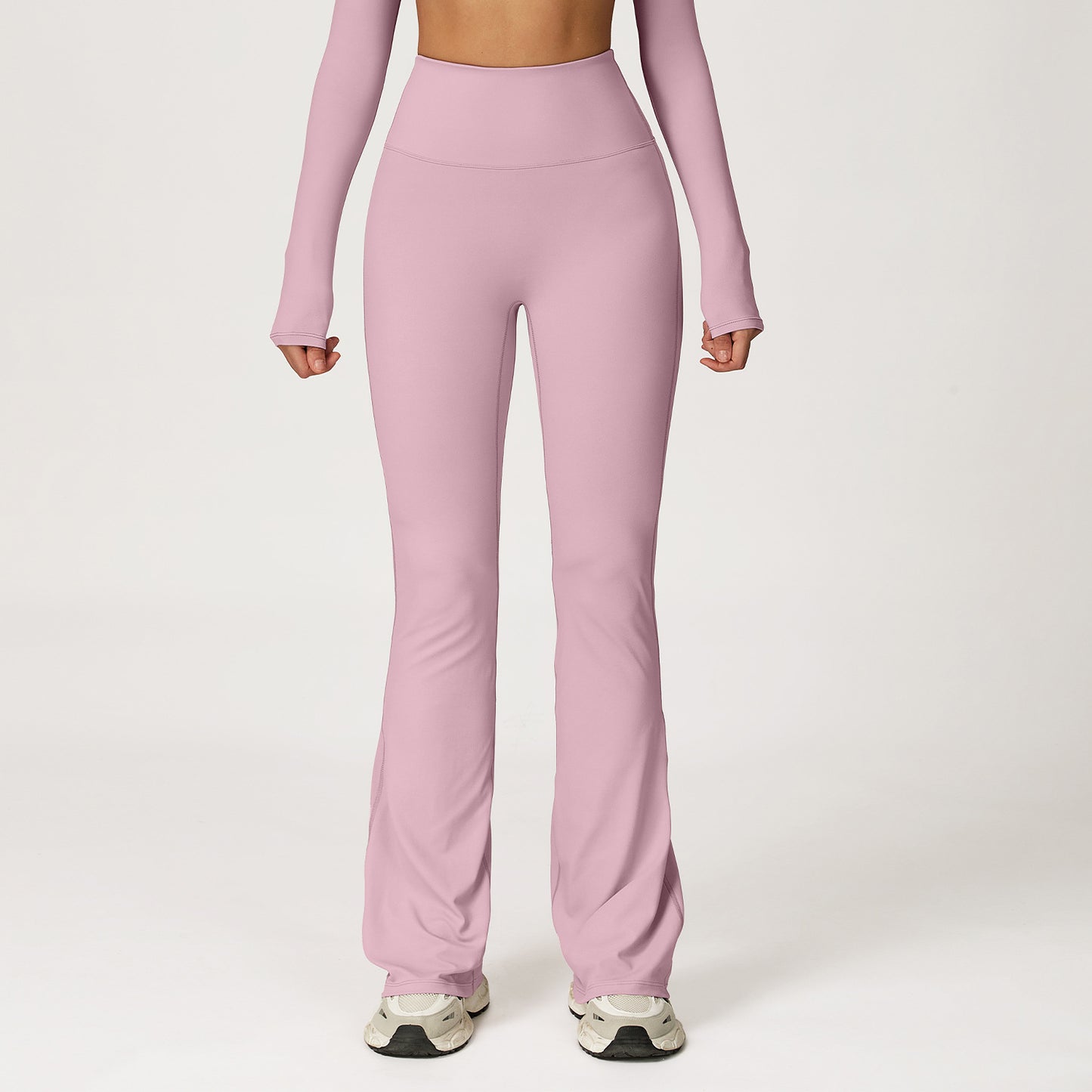 High-Waist Flare Leg Yoga Pants