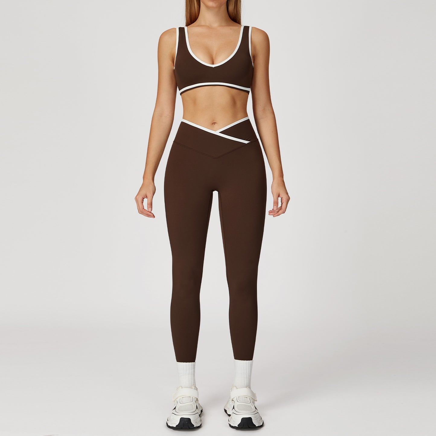 Cross-Waist Studio Leggings
