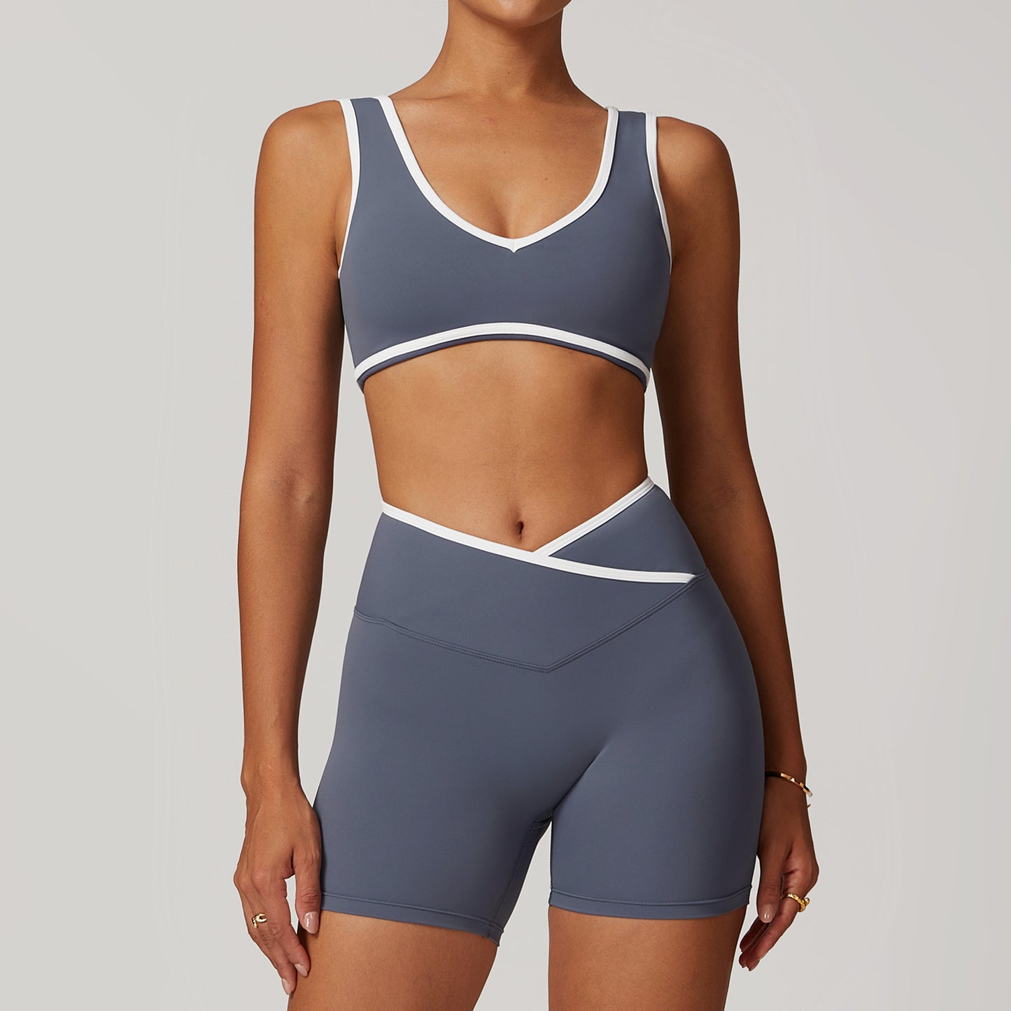 Cross-Waist Studio Shorts