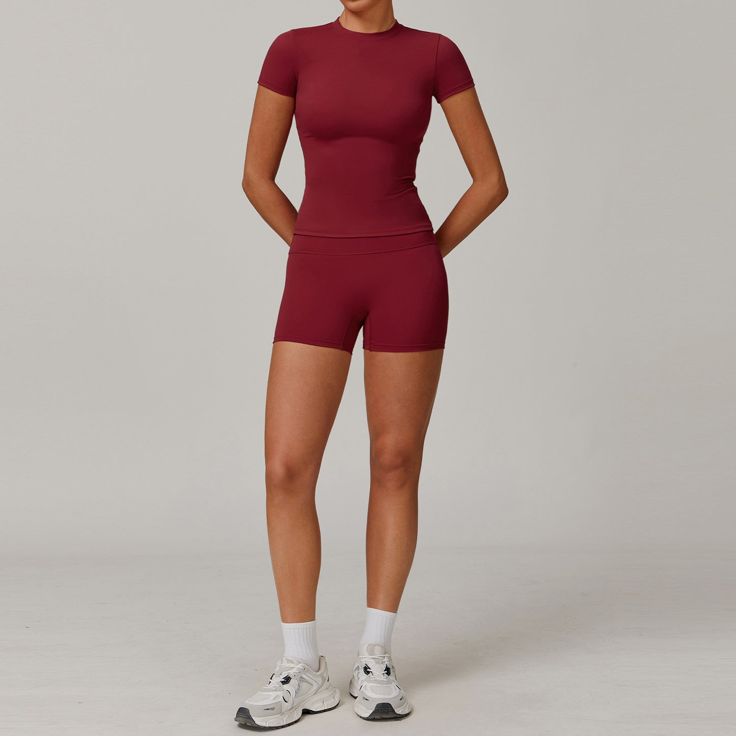Sculpt Fit Short Sleeve & Training Shorts Set