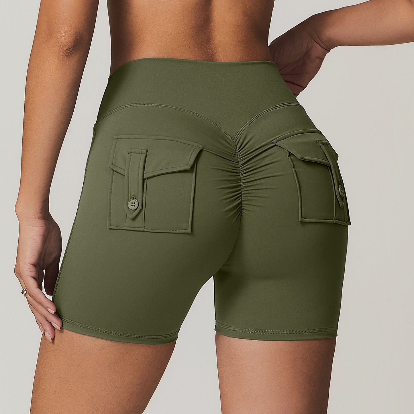 SculptStack Pocket Biker Shorts – Lift, Hold, Move Freely