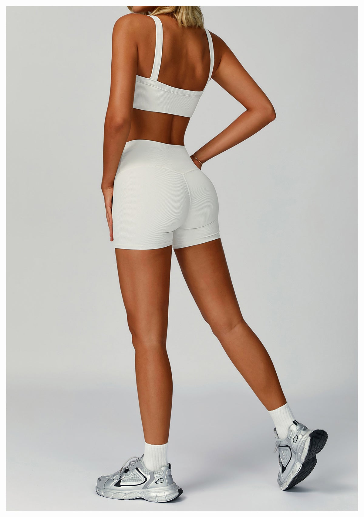 High-Waist Studio Short & Support Bra Set