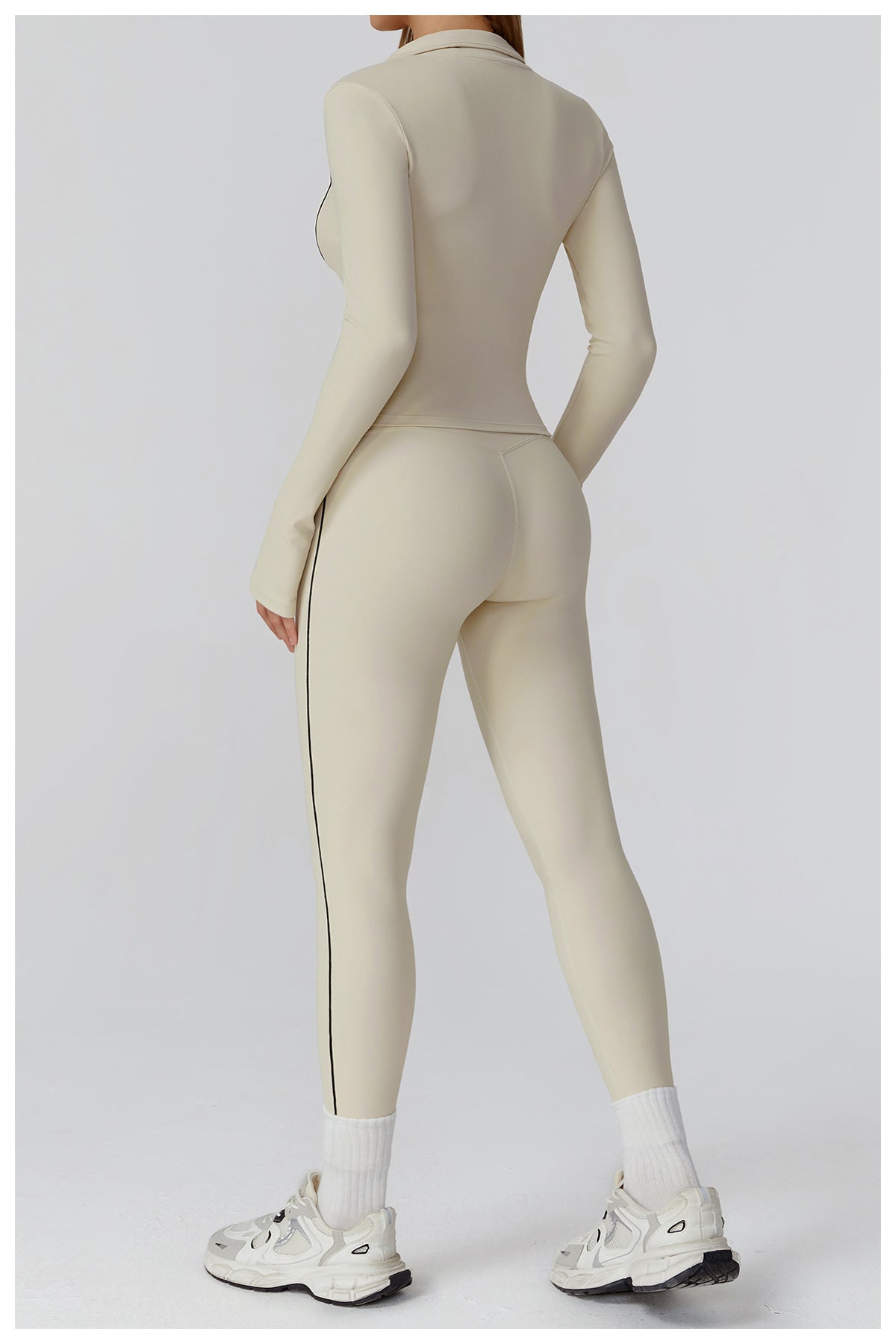 3-Piece Sports Bra, Jacket & Leggings Set