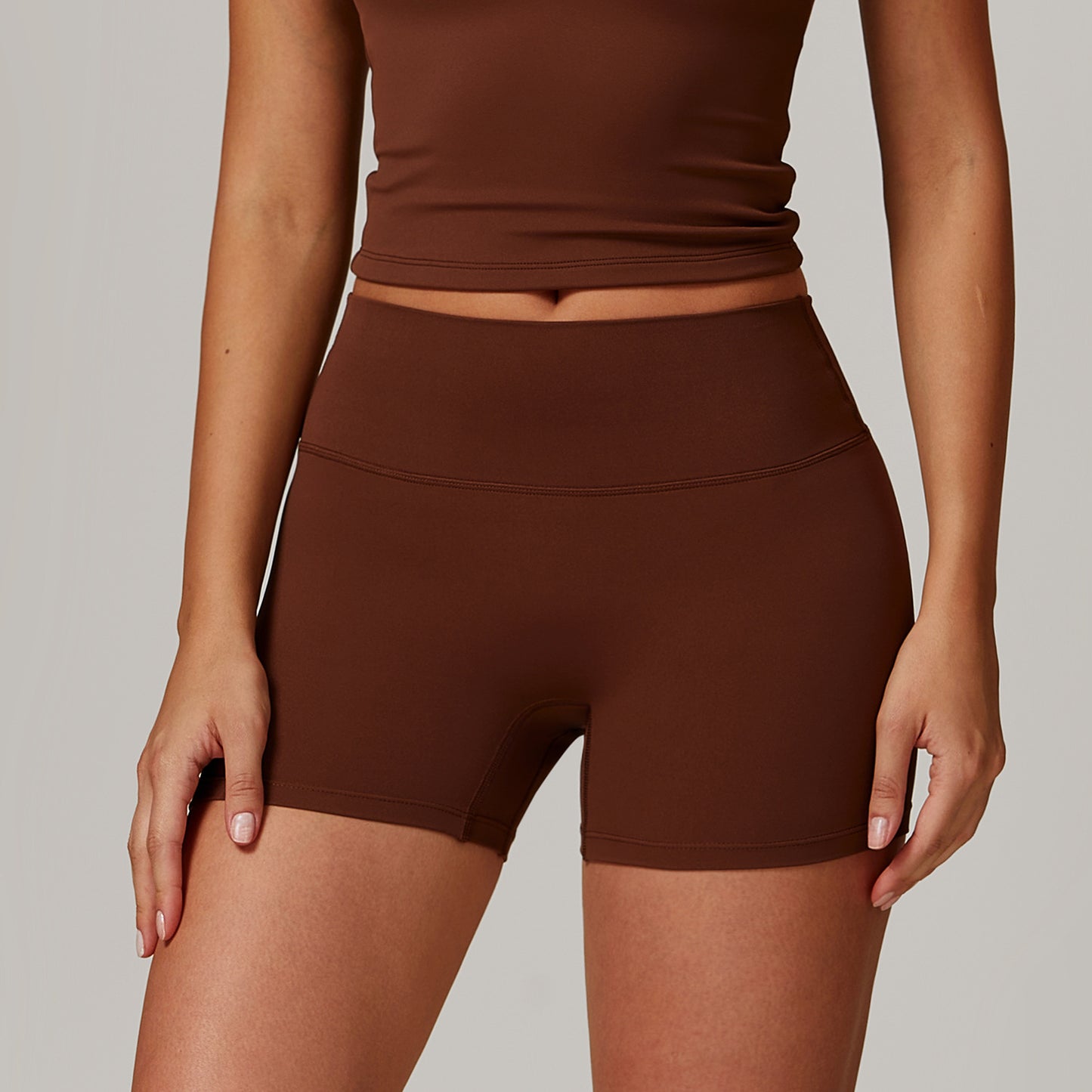 High-Waist Performance Training Shorts