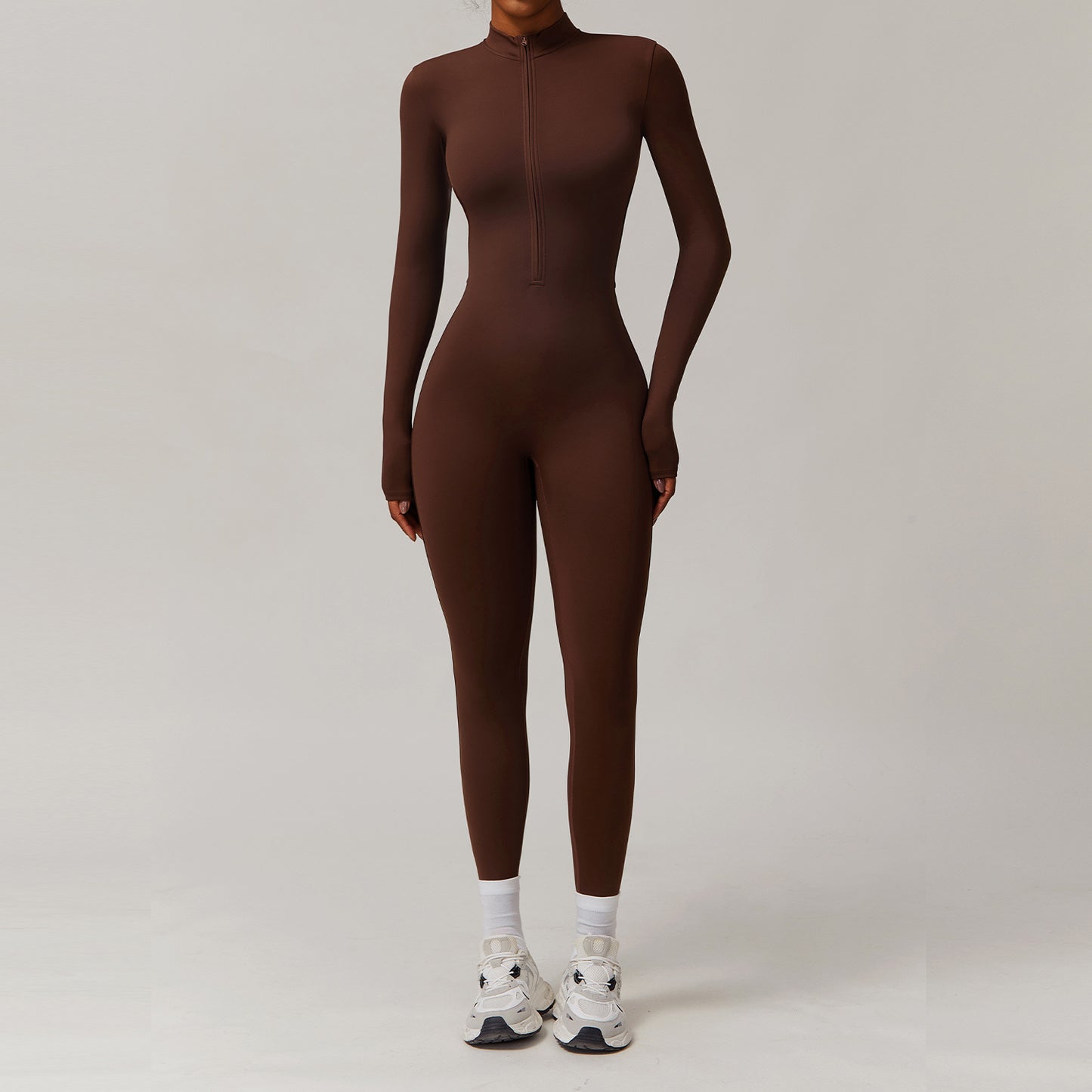 SculptForm Long-Sleeve Training Jumpsuit