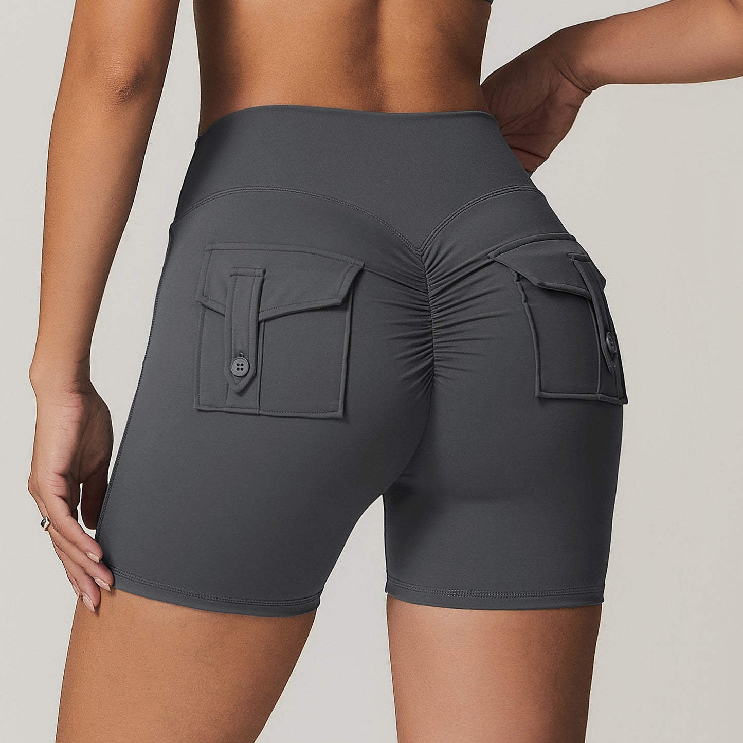 SculptStack Pocket Biker Shorts – Lift, Hold, Move Freely
