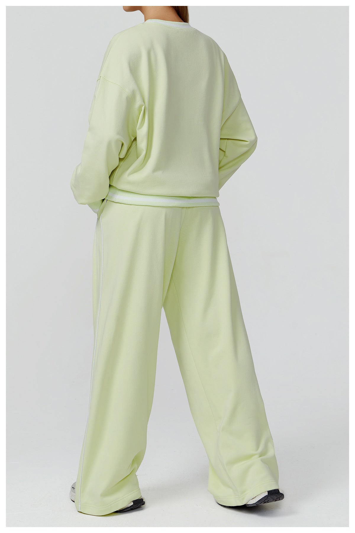 EaseFlow Oversized Sweatshirt & Wide-Leg Pant Set