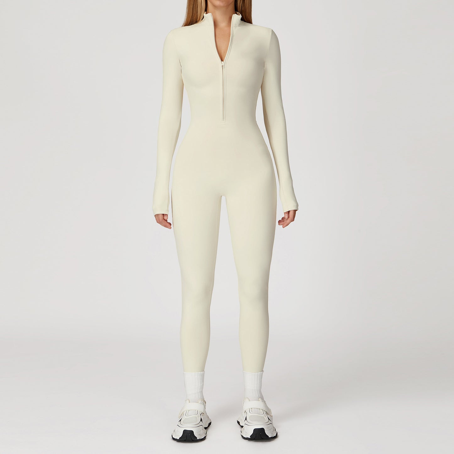SculptForm Long-Sleeve Training Jumpsuit