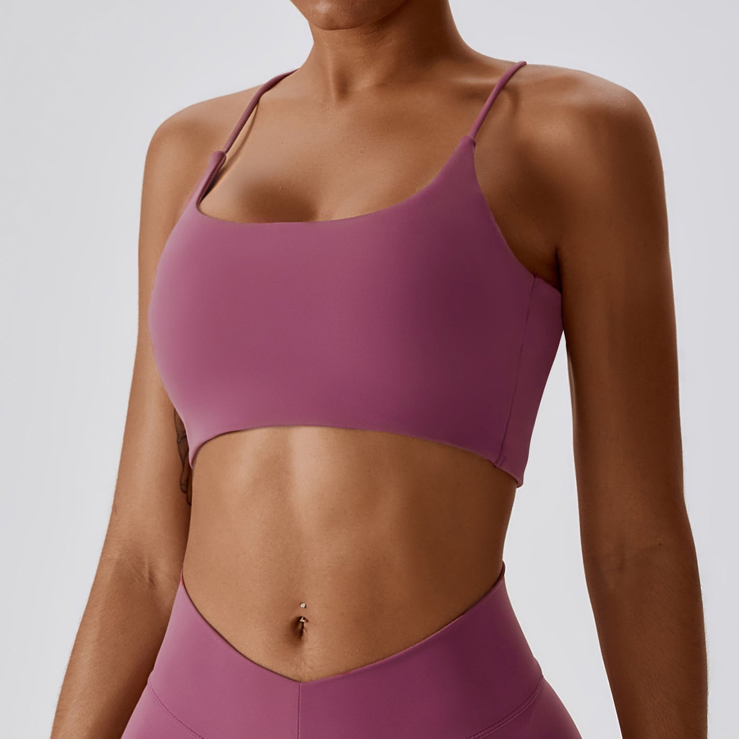 Strappy Sculpt Crossback Sports Bra