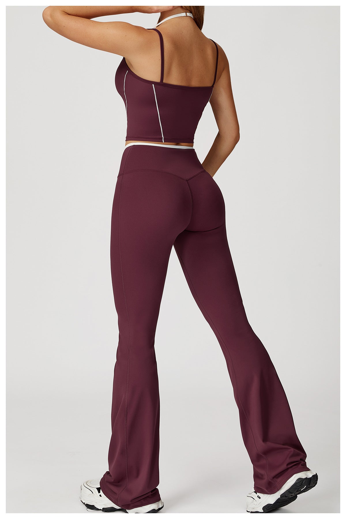 CurveFlex Strappy Tank & V-Waist Flare Leggings Set
