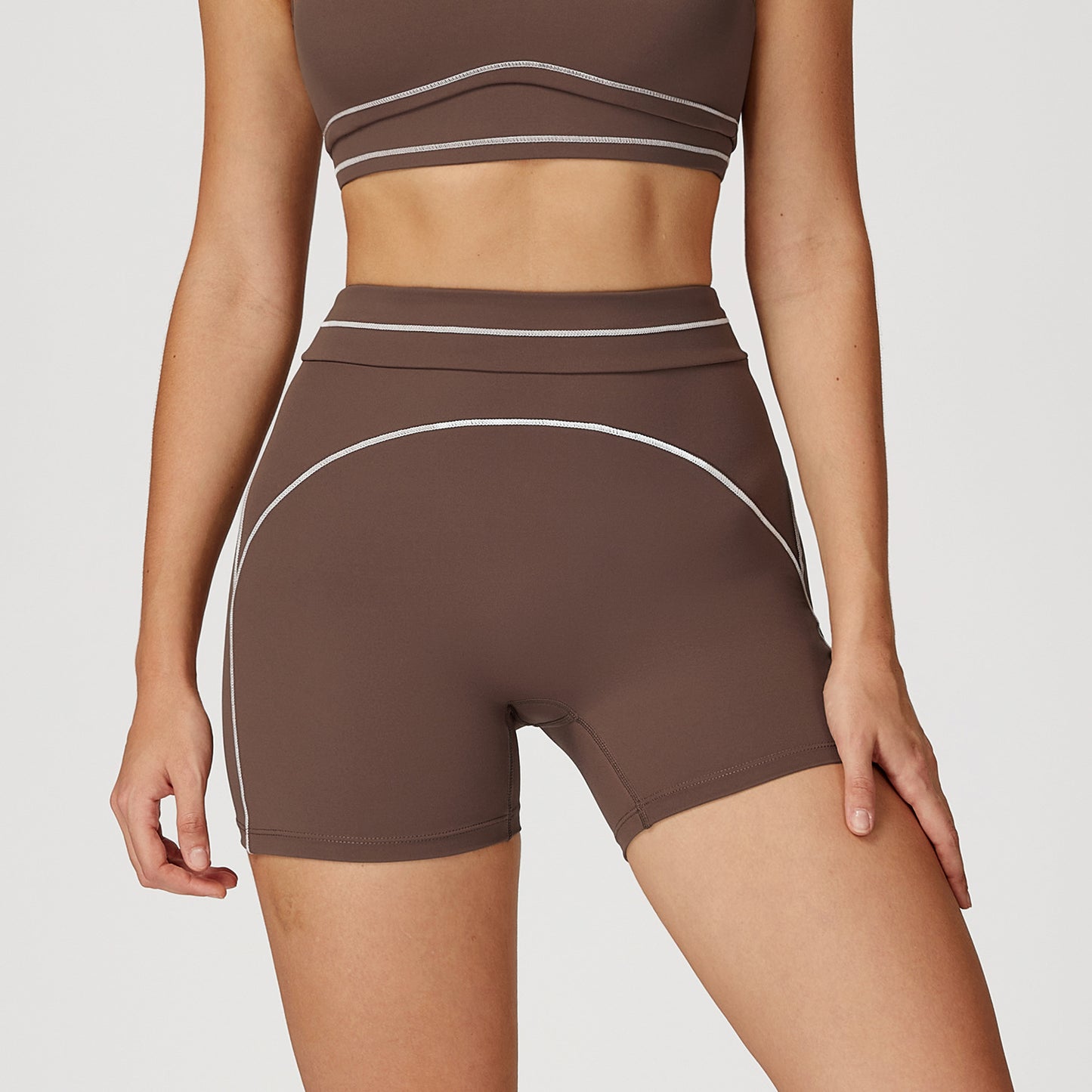 SculptFit High-Waist Training Shorts