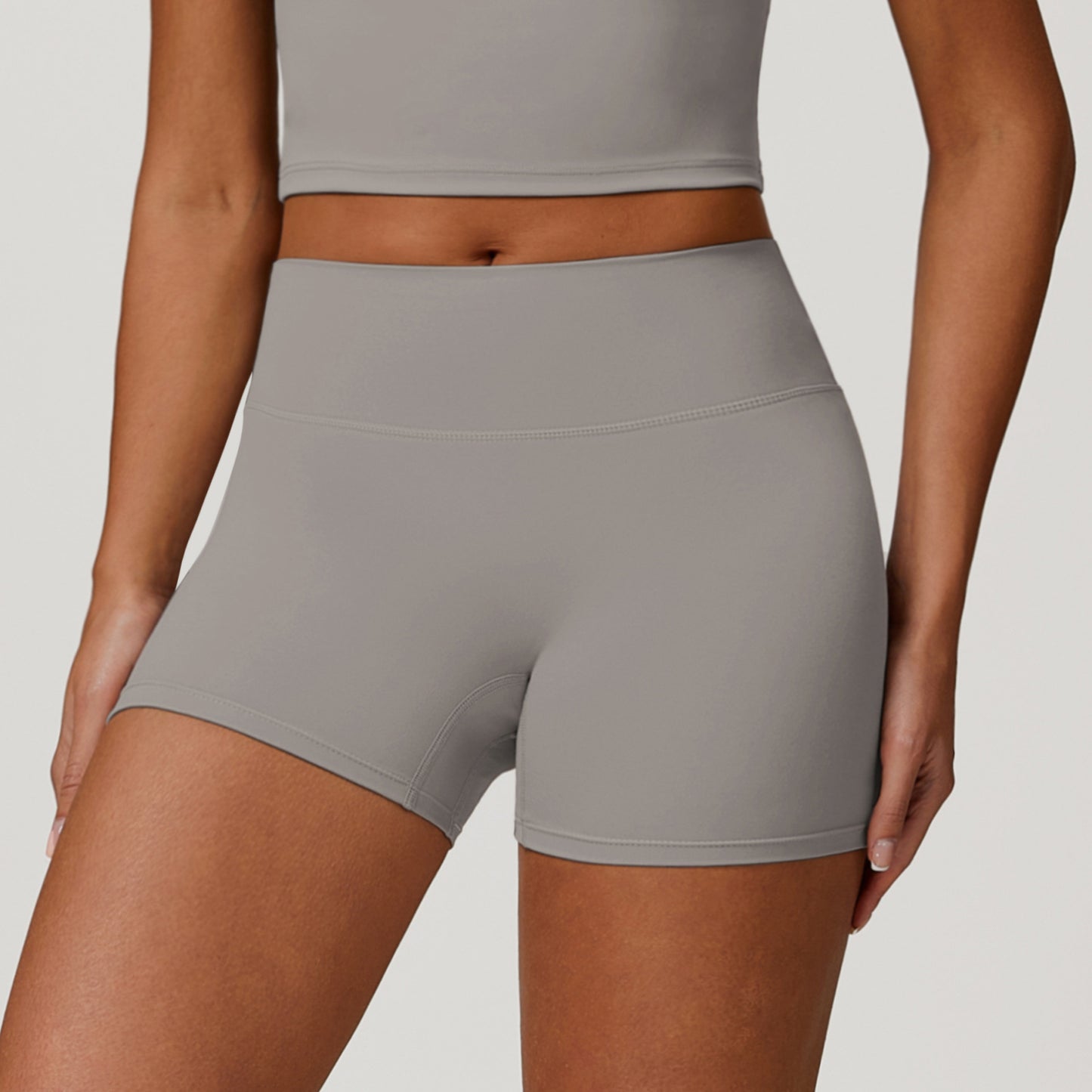 High-Waist Performance Training Shorts
