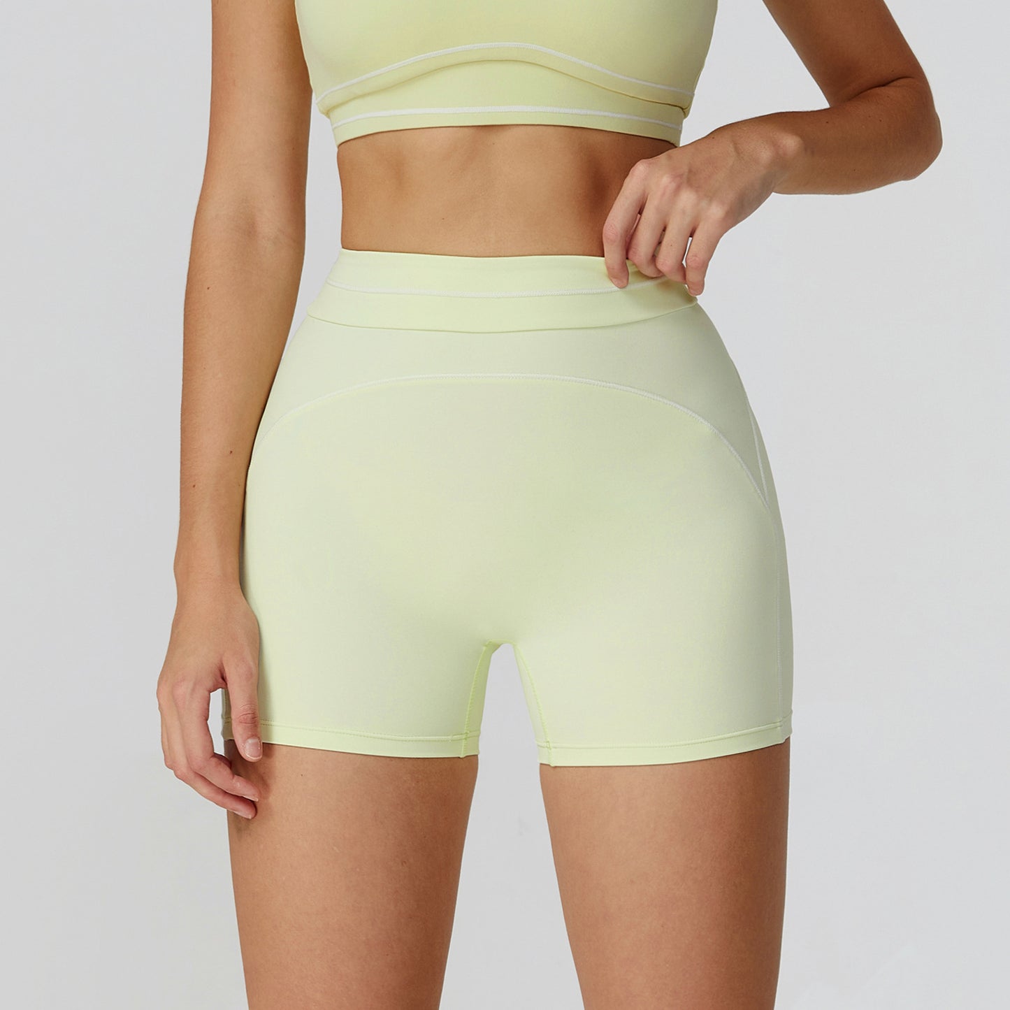 SculptFit High-Waist Training Shorts