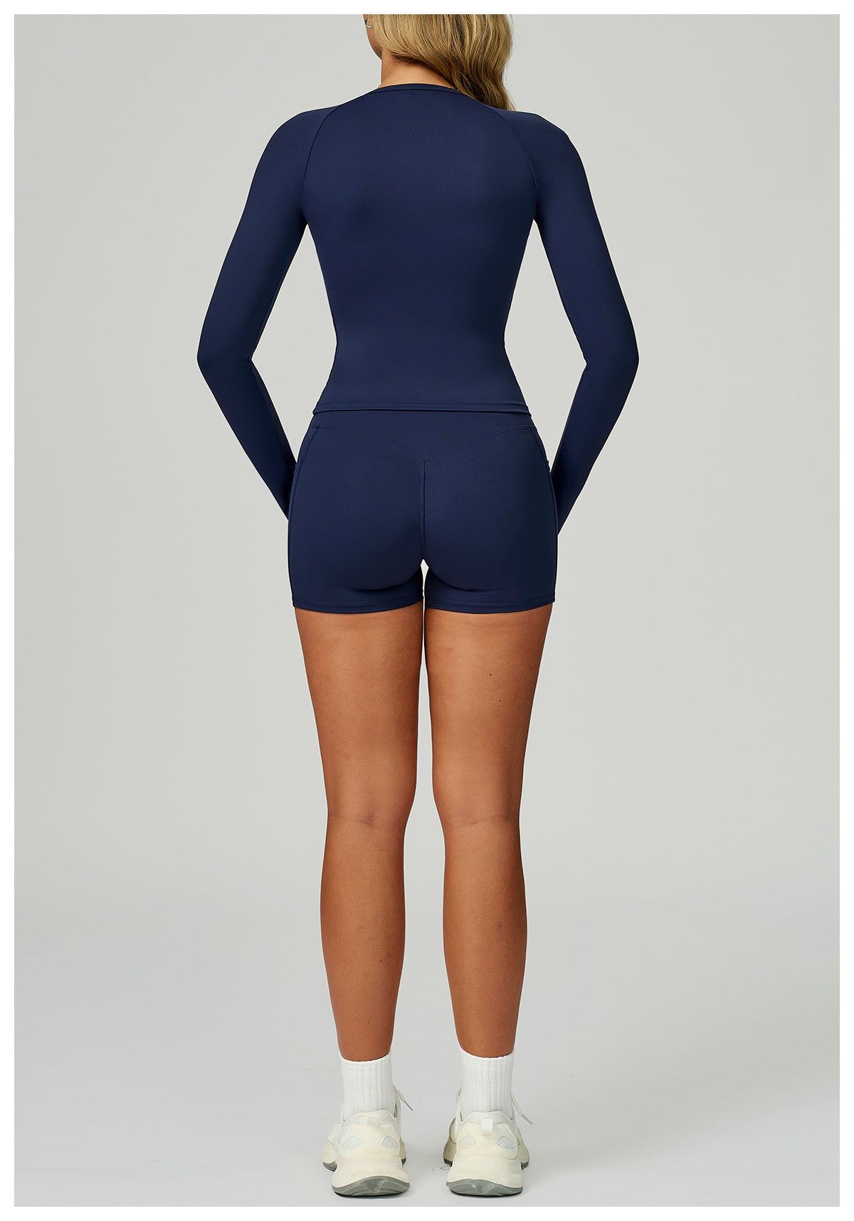 SculptFit Long Sleeve Training Set – Top & Shorts