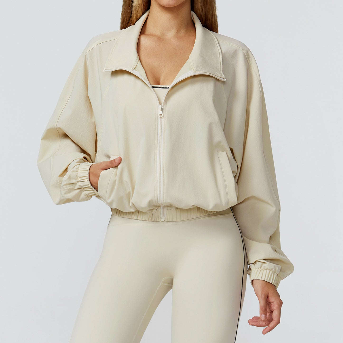 Lightweight Zip-Up Active Jacket