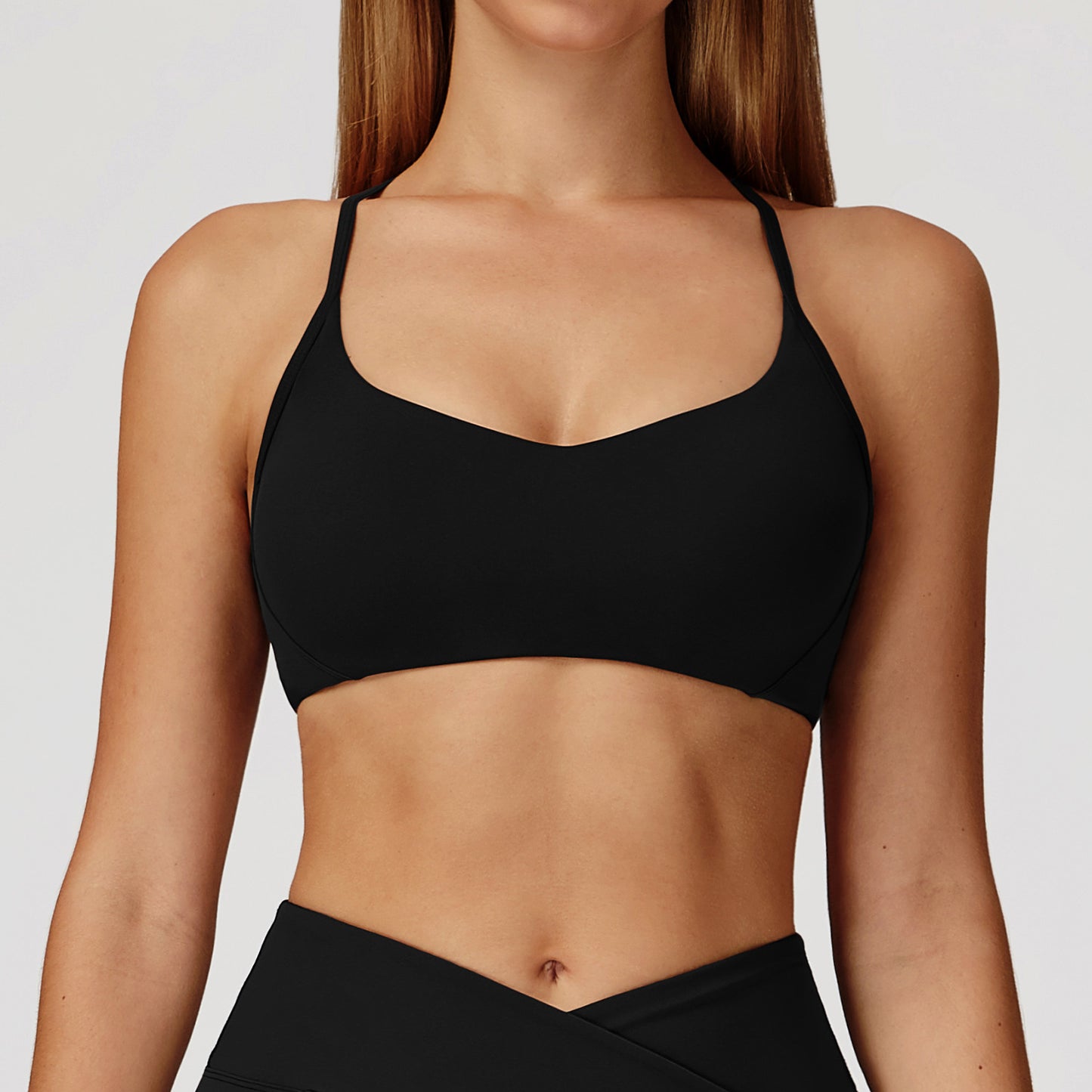 Strappy Racerback Sports Bra