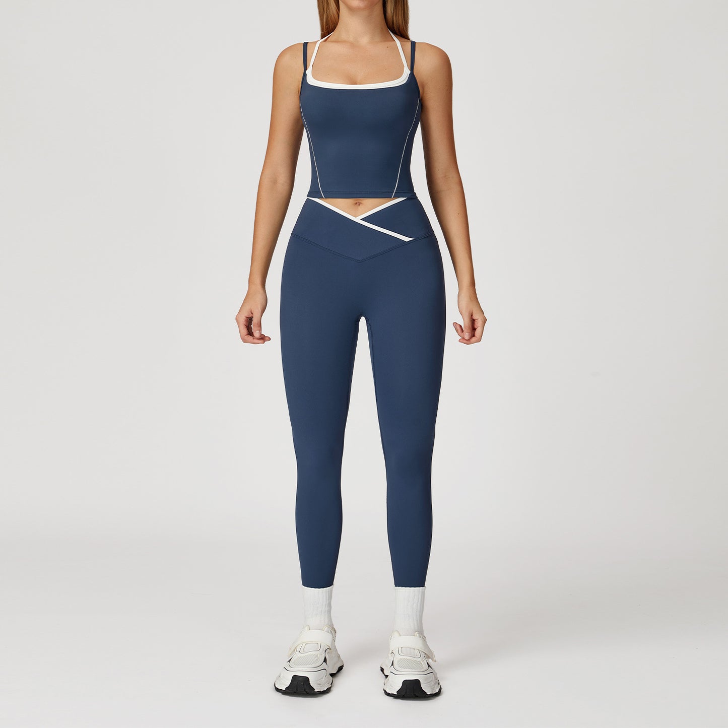 CurveFlex Strappy Tank & V-Waist Leggings Set