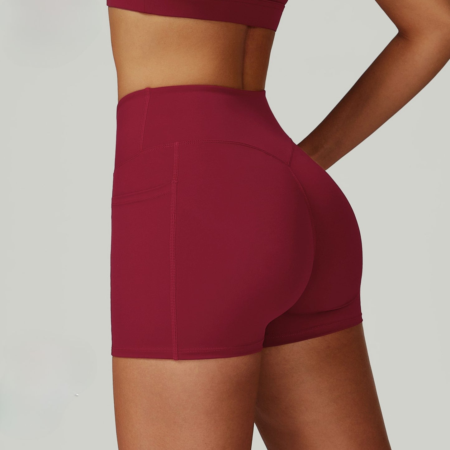 CurveCross High-Waist Workout Shorts