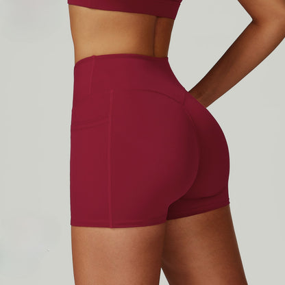 CurveCross High-Waist Workout Shorts
