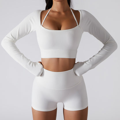 Ribbed Motion Long Sleeve Set
