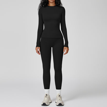 SculptFit Long Sleeve + Leggings Workout Set