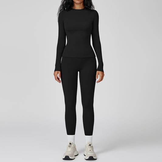 SculptFit Long Sleeve + Leggings Workout Set