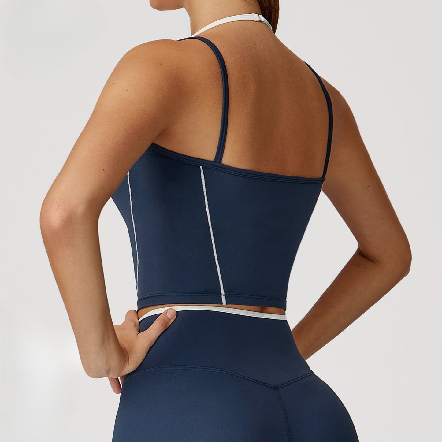 Strappy Square-Neck Workout Tank
