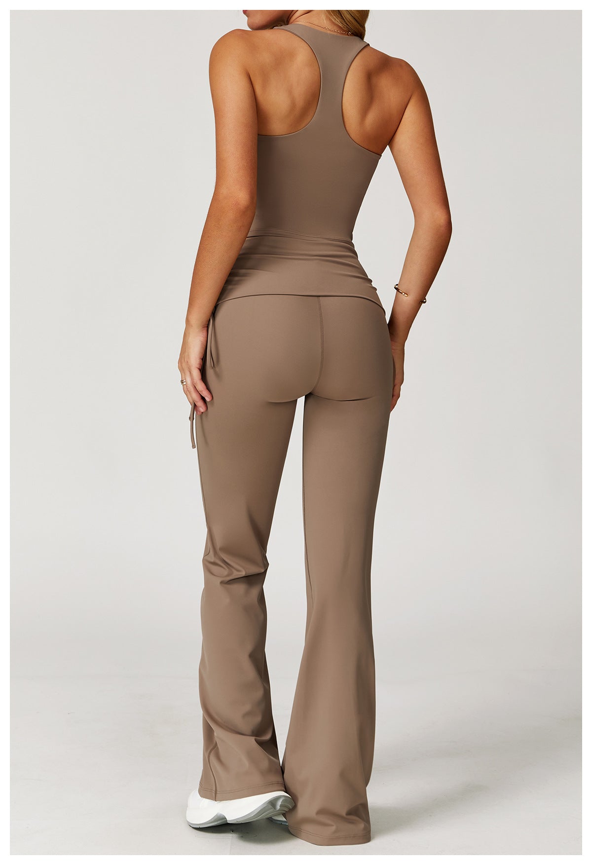 Racer Back Top & Flare Pants Set