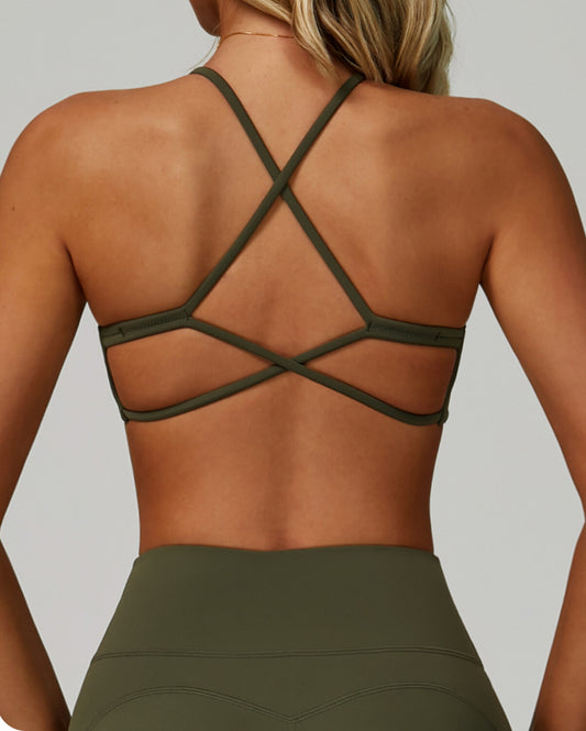 Criss-Cross Minimalist Sports Bra