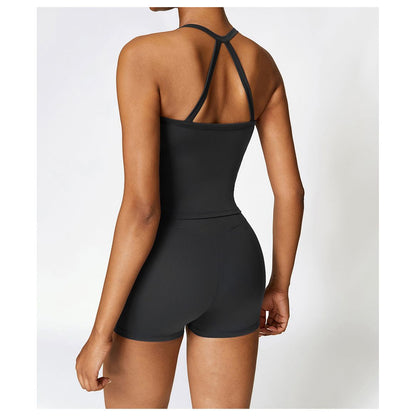 Sculpt Top & Shorts Set for Workout