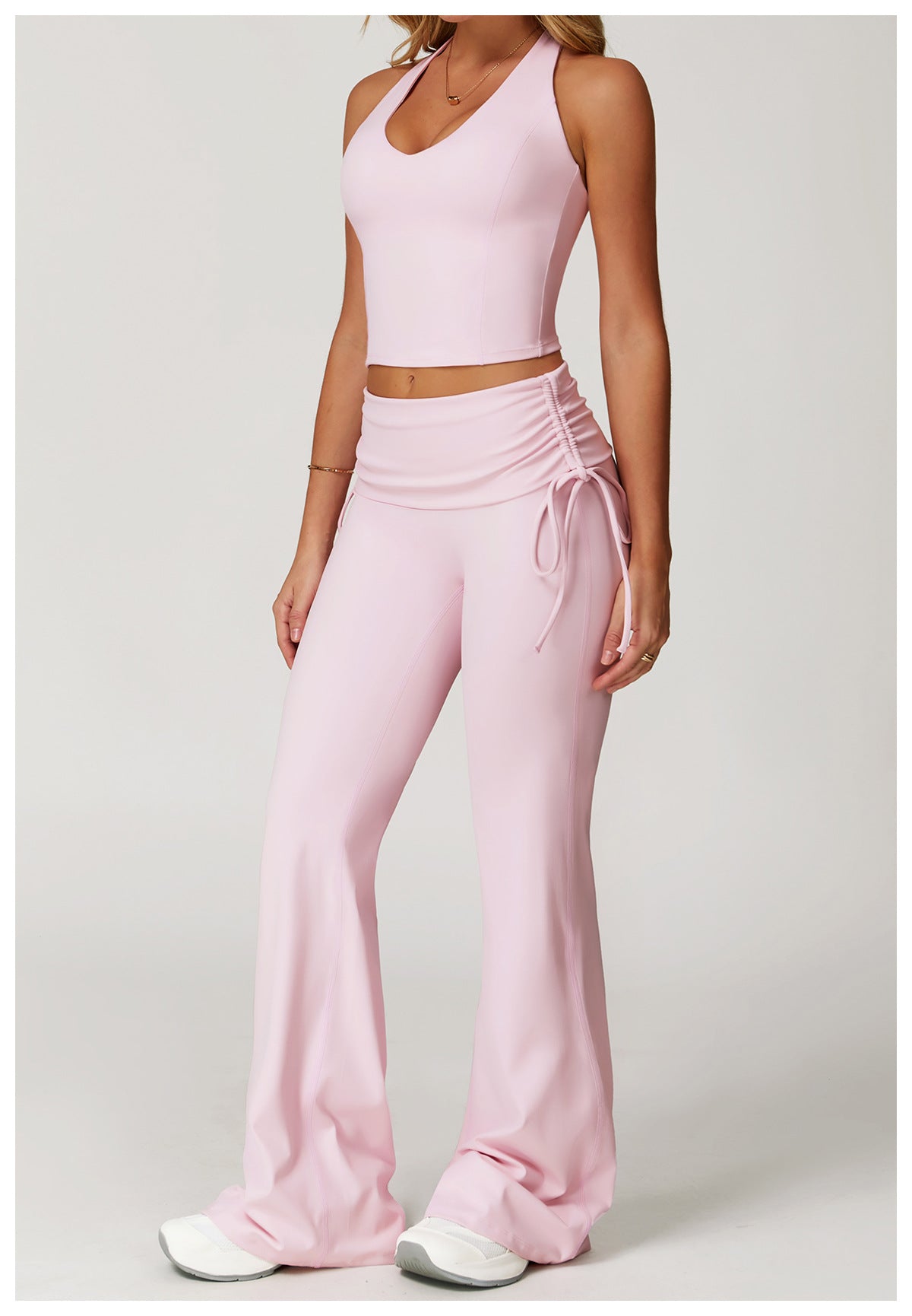 Racer Back Top & Flare Pants Set