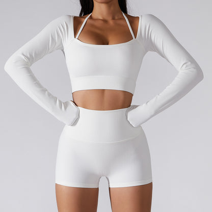 Ribbed Motion Long Sleeve Set