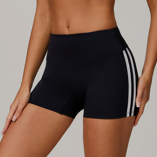 Velocity High-Waist Stripe Shorts