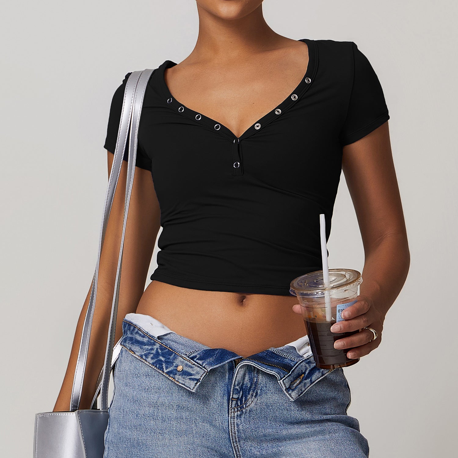 Short Sleeve Snap Top – Pro Body Sport