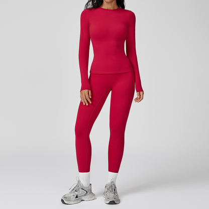 SculptFit Long Sleeve + Leggings Workout Set