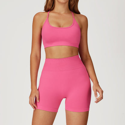Seamless Strappy Sports Bra