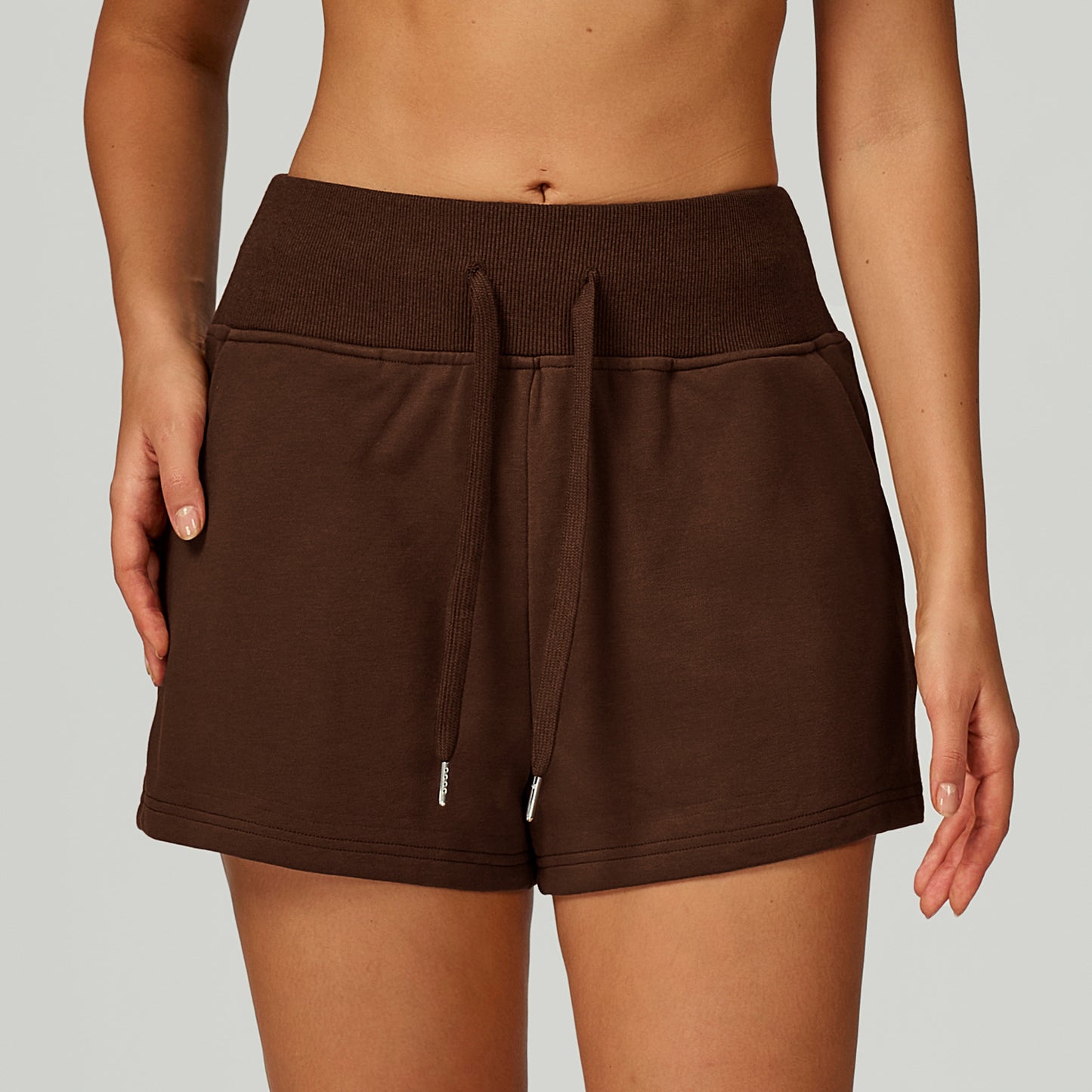 FlexEase High-Waist Drawstring Training Shorts
