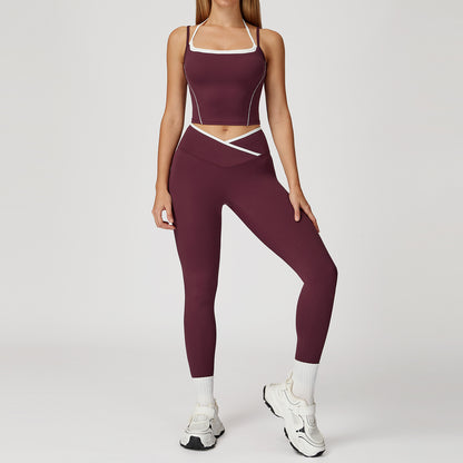 CurveFlex Strappy Tank & V-Waist Leggings Set