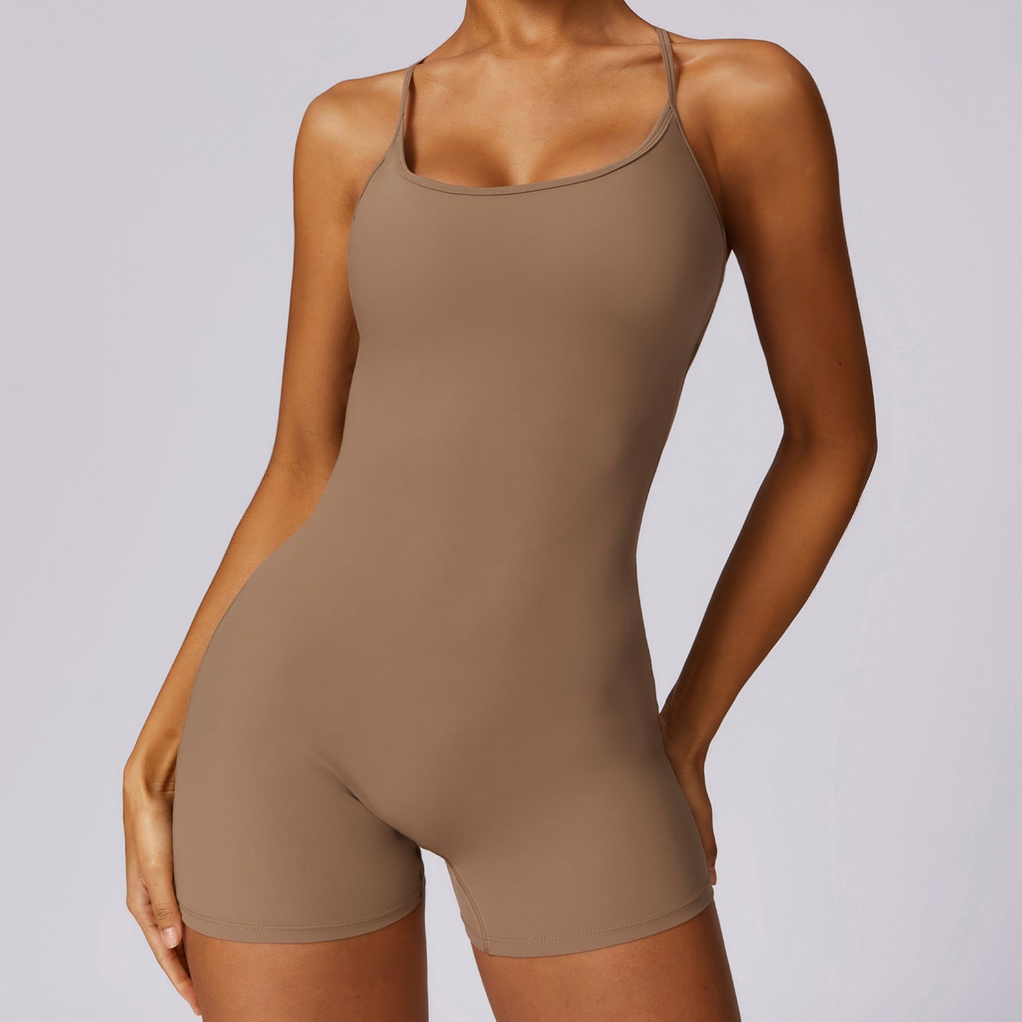 Criss-Cross Back Sculpt Romper