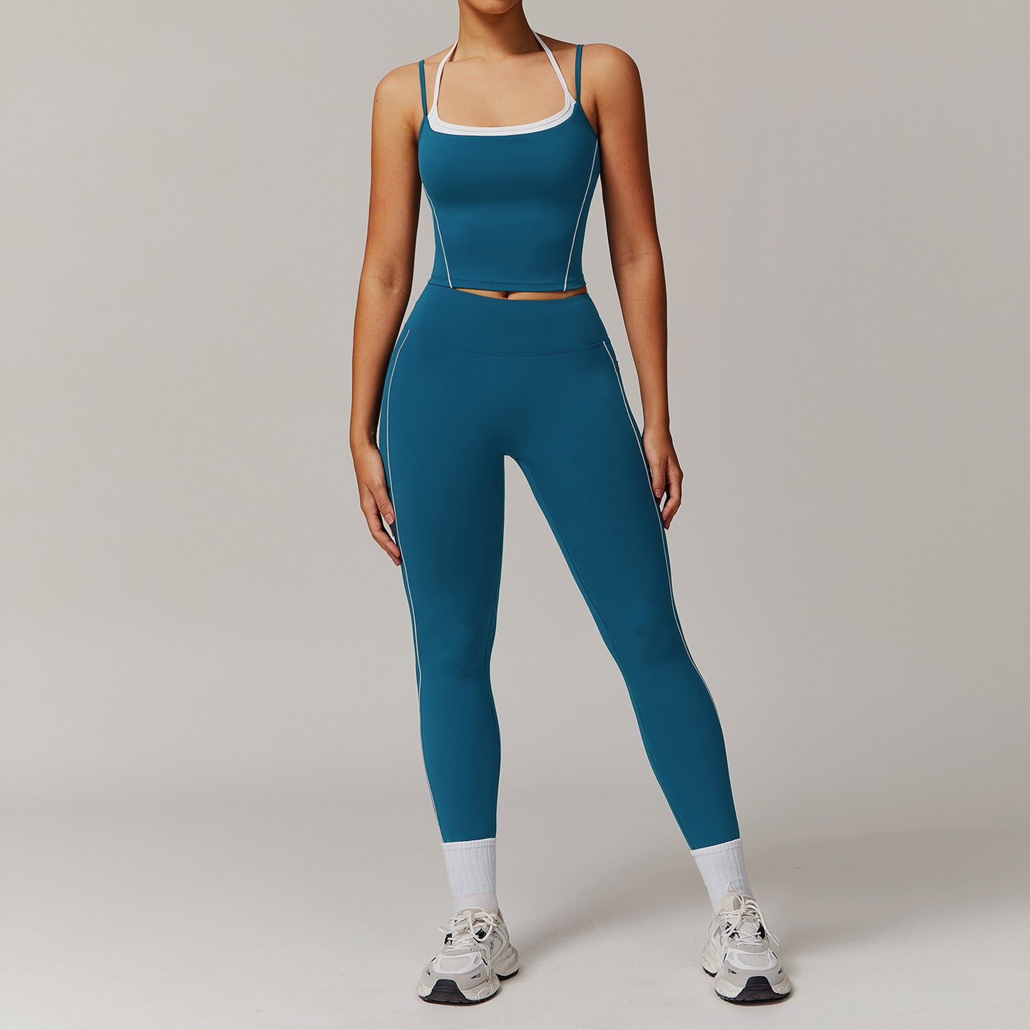CurveFlex Strappy Tank & Leggings Set