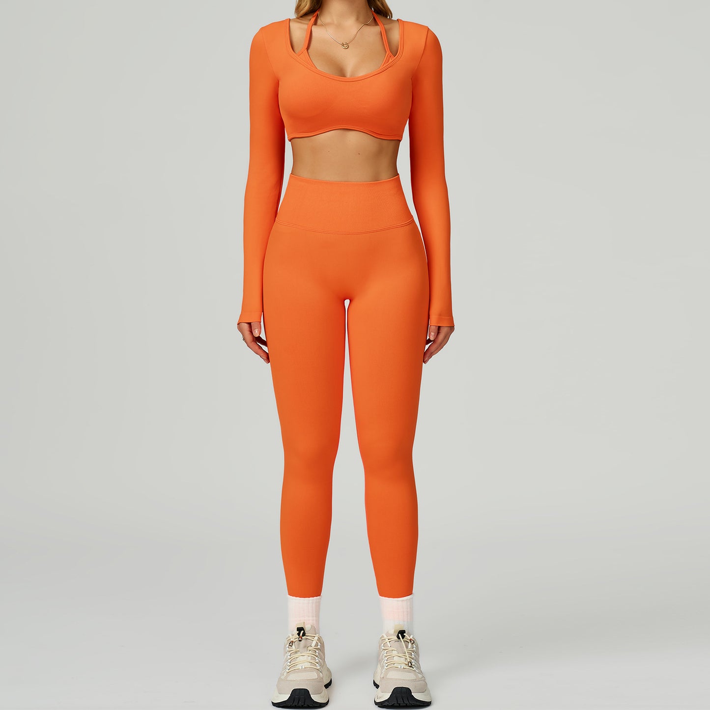 Momentum Sculpt Long-Sleeve & Leggings Set