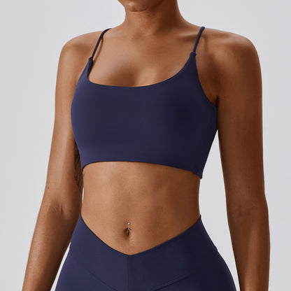 Strappy Sculpt Crossback Sports Bra