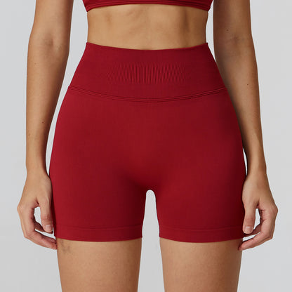High-Waist Seamless Compression Shorts