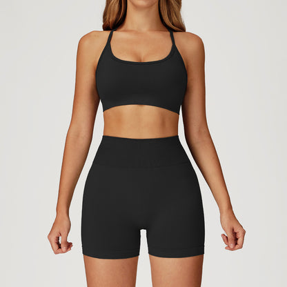 Seamless Strappy Sports Bra