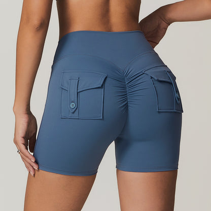 SculptStack Pocket Biker Shorts – Lift, Hold, Move Freely