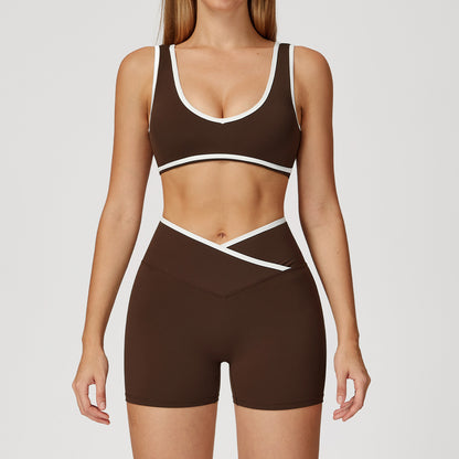 Cross-Waist Studio Shorts