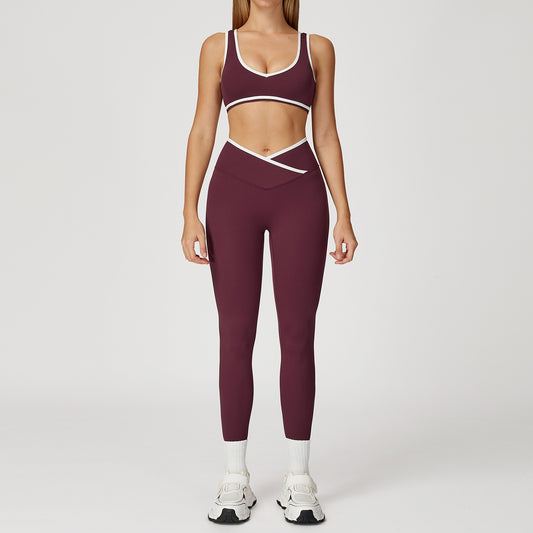 Cross-Waist Studio Leggings