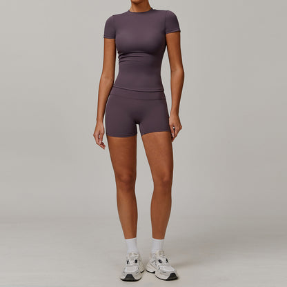 Sculpt Fit Short Sleeve & Training Shorts Set
